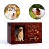 DGDCDV Pet Urn Premium Pinewood Memorial Photo Display-5