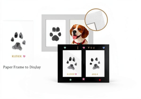 MYPAWLETS Pet Paw Print Kit Inkless Safe Keepsake-2
