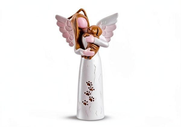 Waifugal Dog Memorial Resin Angel Statue Pet Loss Gift-5