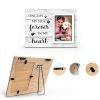Milcier Pet Memorial Frame Wood Acrylic Loss of Dog Gift-2