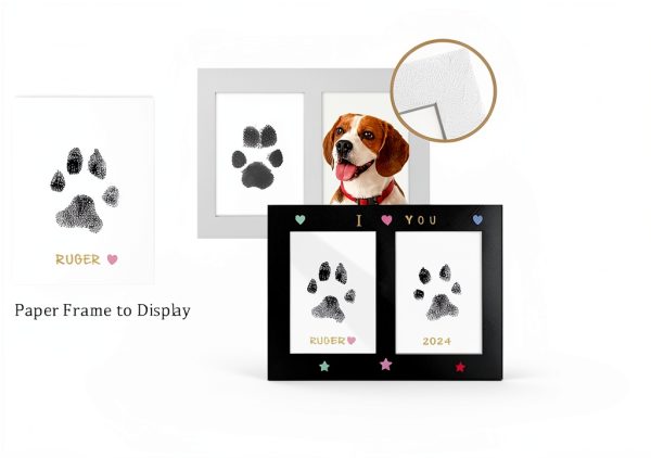 MYPAWLETS Inkless Pet Paw Print Kit Dog Memorial Keepsake-2