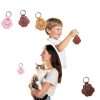 Aanqilze Pet Fur Keepsake Keychain Leather Paw Design-6