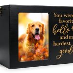 DGDCDV Pet Urn Pinewood Memorial Photo Display Keepsake-0
