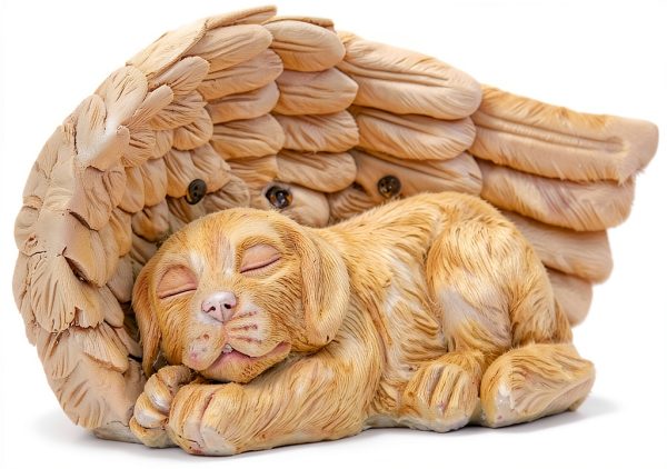 iHeartDogs Solar Pet Memorial Garden Angel Statue Light-6