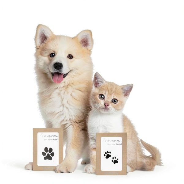 DeerZone Inkless Pet Paw Print Kit Safe Keepsake for Dogs-6