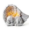 iHeartDogs Solar Pet Memorial Garden Angel Statue Light-4