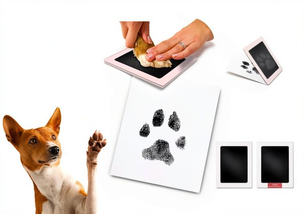 MYPAWLETS Inkless Pet Paw Print Kit Dog Memorial Keepsake-1