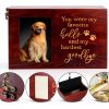 DGDCDV Pet Urn Premium Pinewood Memorial Photo Display-2