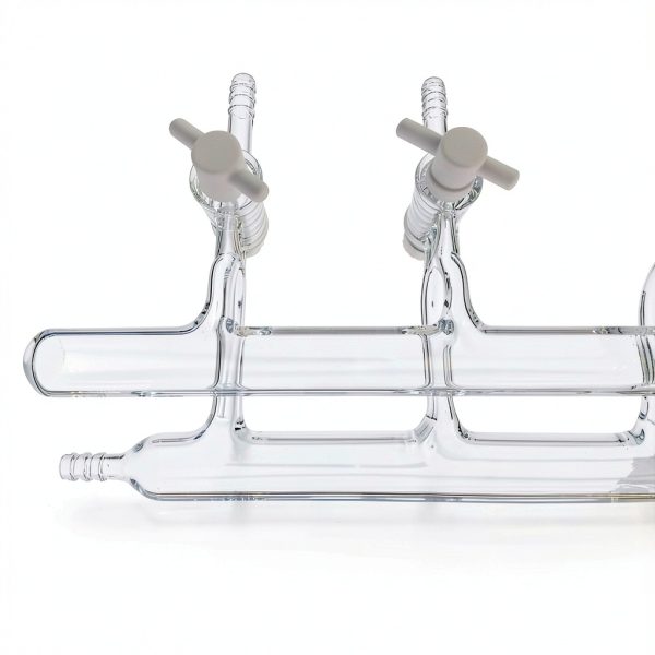 Futt Lab Vacuum Trap Double Manifold PTFE Stopcock-2