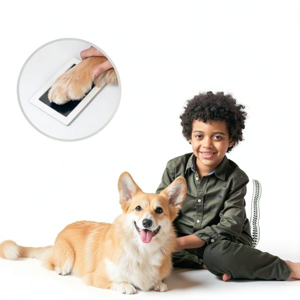 DeerZone Inkless Pet Paw Print Kit Safe Keepsake for Dogs-1