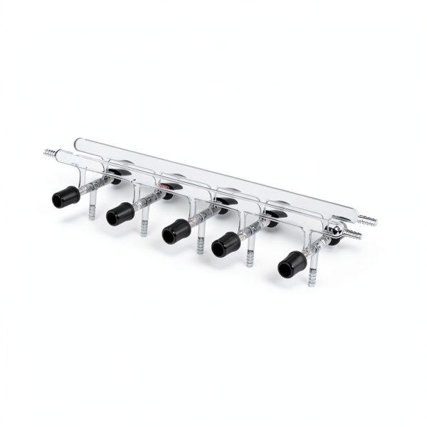 Laboy Vacuum Trap Double Manifold High Vacuum Valves-0