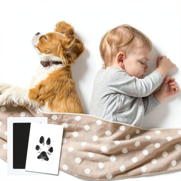 DeerZone Inkless Pet Paw Print Kit Safe Keepsake for Dogs-2