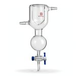 Kemtech America 100mL Stopcock Glass Vacuum Trap Lab-0