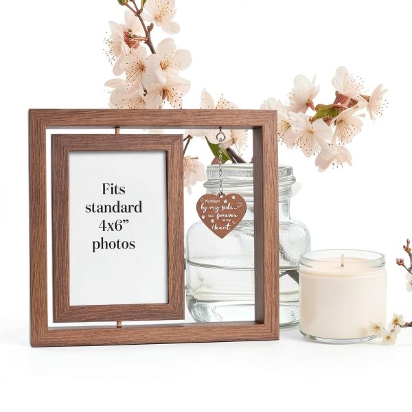 X-partner Pet Memorial Frame Rotating Double-Sided Design-4