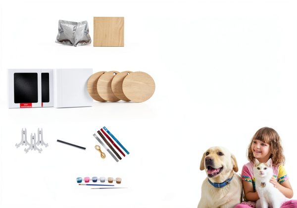 Skittypurr Pet Paw Print Kit Clay Ink Keepsake Dog Cat-6