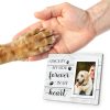 Milcier Pet Memorial Frame Wood Acrylic Loss of Dog Gift-3