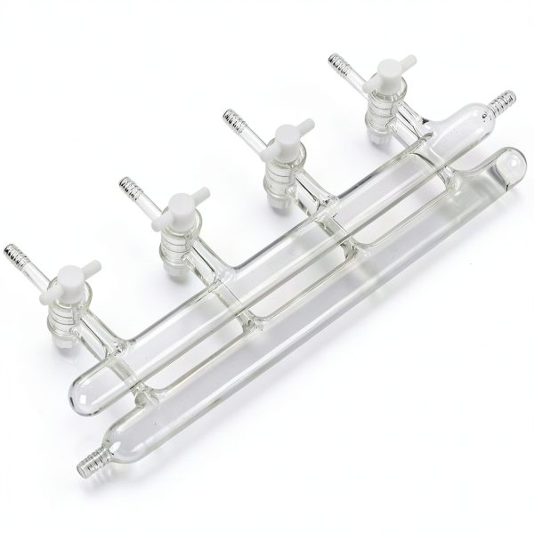 Futt Lab Vacuum Trap Double Manifold PTFE Stopcock-0