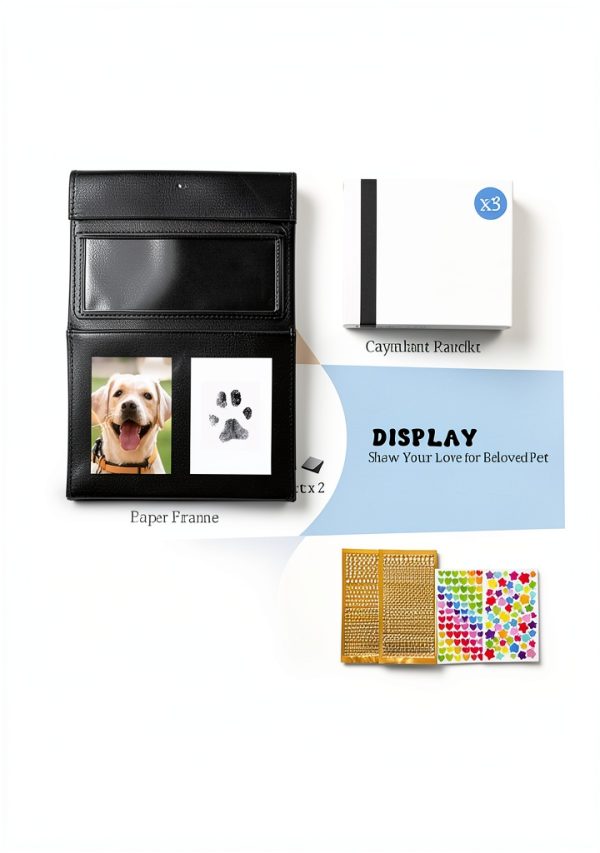 MYPAWLETS Inkless Pet Paw Print Kit Safe Keepsake-6