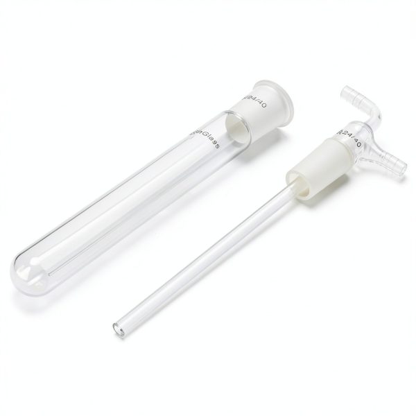 BorinGlass Lab Vacuum Trap 24/40 Center Joint Glass-3