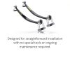 SuperSprings SSA13 Leaf Spring Bars for Chevy/Ford Trucks - Shackles-3