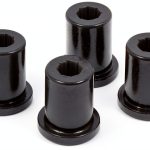 Prothane 1-802-BL Black Rear Frame Shackle Bushing Kit for CJ5 and CJ7-0