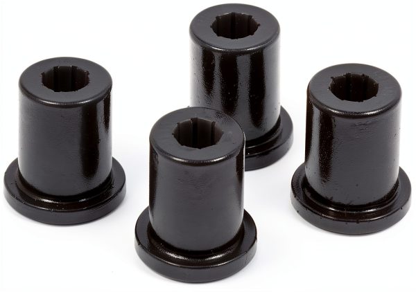 Prothane 1-802-BL Black Rear Frame Shackle Bushing Kit for CJ5 and CJ7-0